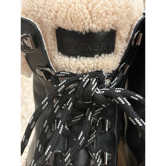 NWOB BOGNER split shearling ankle boots , $705 . Sz 38 - Picture 5 of 9